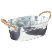Produkt Miska owalna 35 cm x 21,5 cm wys. 11,5 cm, cynk błyszczący