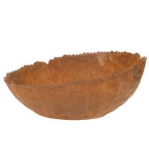Produkt Okrągła metalowa miska z powierzchnią o fakturze rdzy, 20 cm