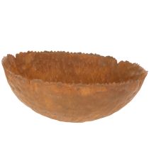 Produkt Okrągła metalowa miska z powierzchnią o fakturze rdzy, 20 cm