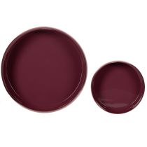 Produkt Zestaw dekoracyjnych misek, nowoczesny wygląd, do uniwersalnego zastosowania w salonie, 21 cm, 1 zestaw