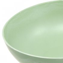 Produkt Miska dekoracyjna zielona pastelowa plastikowa dekoracja stołu sprężynka Ø20cm