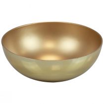 Produkt Miska dekoracyjna złota miska plastikowa matowy połysk Ø20cm W7cm