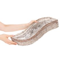 Produkt Doniczka z wierzby podłużna z folią, miska dekoracyjna, 45 cm, 1 zestaw