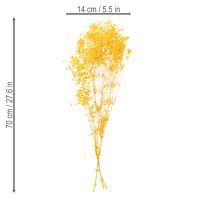 Produkt Bukiet z suszonych kwiatów z gipsówką. Dekoracyjne gałązki kwitnące, idealne do sezonowej dekoracji stołu. 70 cm