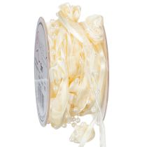 Produkt Wstążka Valentino kremowa 15mm 5m