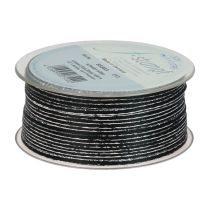 Produkt Wstążka prezentowa sznurek czarny srebrny 3mm 100m