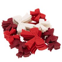Produkt Dekoracyjna kokarda Mix Scatter Dekoracja świąteczna i rękodzieło 5 cm 48 szt.