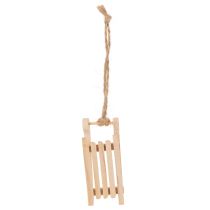 Produkt Dekoracyjne sanki do zawieszenia na choinkę, 6cm, 6 szt.