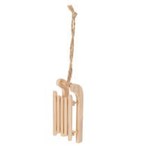 Produkt Dekoracyjne sanki do zawieszenia na choinkę, 6cm, 6 szt.