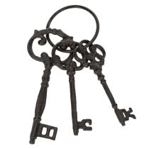 Produkt Dekoracyjny brelok, wzór starego klucza, jako nostalgiczny dodatek do domu, 27 cm