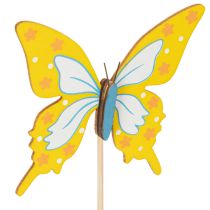 Produkt Wykałaczki do kwiatów, materiały do rękodzieła, motyw motyla do ozdabiania opakowań prezentowych, 28,5 cm, 12 sztuk