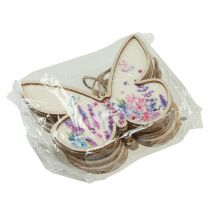 Produkt Wieszak na dekoracje drewniane motyle 11,5x9,5cm 6 szt.