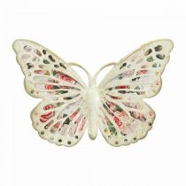 Produkt Dekoracja ścienna metalowa dekoracja w kształcie motyla w stylu wiejskim szer. 21,5 cm