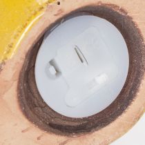 Produkt Ceramiczny, dekoracyjny ślimak z oświetleniem LED. Zabawna dekoracja stołu do domu i na balkon. 12 cm, 2 sztuki.