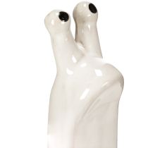 Produkt Ceramiczna figurka dekoracyjna ślimaka do stylowych wnętrz i uroczych dekoracji stołu, 16 cm