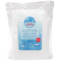Produkt Koc śnieżny Mikowy dywan śnieżny ze srebrnym brokatem 120×80cm