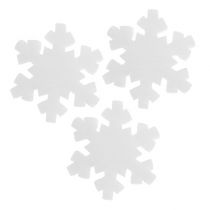 Śnieżynka biała 7cm 8szt