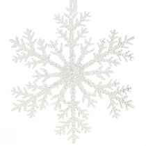 Produkt Dekoracja w kształcie płatka śniegu kryształ lodowy do zawieszenia 18×20cm 4szt