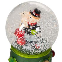 Produkt Kula śnieżna z talizmanem na szczęście i figurką kominiarza, 4 cm, 3 sztuki