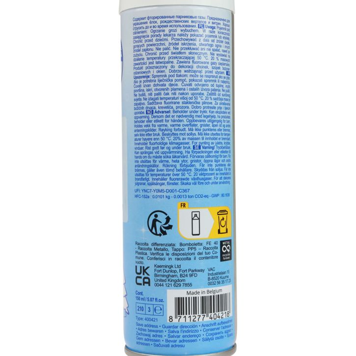 Produkt Spray śnieżny, sztuczny śnieg, dekoracja zimowa, 150ml