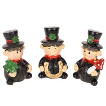 Produkt Figurka kominiarza na szczęście do przyklejenia, 5cm, 6 szt.