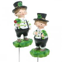 Produkt Kominiarz z koniczyną, zatyczka na Sylwestra, talizman, Dzień Świętego Patryka L27cm 4 sztuki
