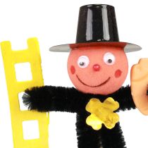 Produkt Ozdoba kominiarska w kształcie kwiatka, talizman na Sylwestra, 17 cm, 24 sztuki