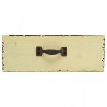 Produkt Drewniana szuflada do sadzenia Yellow Shabby Chic 25×13×8cm