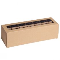 Produkt Bombki choinkowe czarne Bombki choinkowe szklane Ø4cm 24 szt