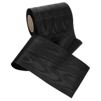 Produkt Czarna wstążka do wieńca 125mm 25m - Elegancka wstążka żałobna do florystyki i dekoracji, wstążka octanowa