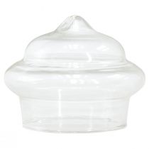 Produkt Pływający świecznik na tealighty wykonany z przezroczystego szkła Ø7,5cm W6cm