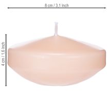 Produkt Pływająca świeca, praktyczne zastosowanie w oczkach wodnych i zbiornikach wodnych, 8 cm, 8 sztuk