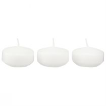 Produkt Świece pływające białe 4,5cm 28 szt.