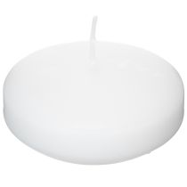 Produkt Pływająca świeca na romantyczne wieczory lub świąteczną dekorację, nadaje się również do użytku na zewnątrz. 8 cm, 8 h, 8 szt.