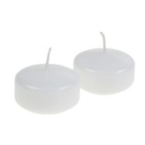 Produkt Świece pływające białe 4,5cm 8 szt.