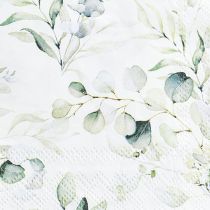 Produkt Serwetki eukaliptusowe dekoracyjna dekoracja stołu białe 25x25cm 20szt