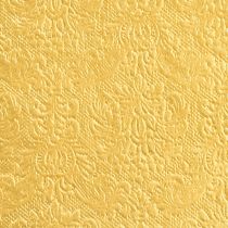 Produkt Serwetki Świąteczne Złoto Tłoczone Wzór 33x33cm 15szt