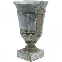 Shabby Chic filiżanka metalowa dekoracja stołu filiżanka wazon Ø18,5 W30cm