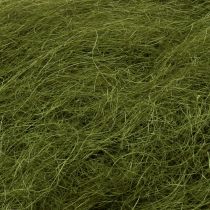Naturalne włókno sizalowe zielone mech do zdobienia 500g