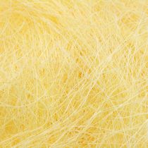 Trawa sizalowa do rękodzieła, materiał rzemieślniczy materiał naturalny żółty 300g