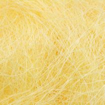 Produkt Trawa sizalowa dla rzemiosła, materiał rzemieślniczy materiał naturalny żółty 300g