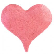 Produkt Ozdoba serca z włókien sizalowych jasnoróżowe serce sizalowe 40x40cm