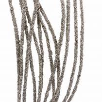 Succulent Garland Wisząca Zielona Brązowa Metaliczna 140cm