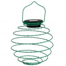 Produkt Solarna lampa ogrodowa zielona 22cm z 25LEDs ciepła biel