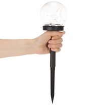 Produkt Lampa ogrodowa, kula świetlna z grotem do wbijania w ziemię, do oświetlenia zewnętrznego, 36 cm, 4 sztuki