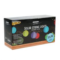 Produkt Latarnia solarna łańcuszek LED kolorowa 4,5m 10 żarówek biała zimna