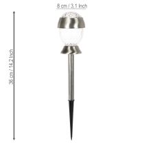Produkt Solarne lampy ogrodowe kula z grotem 36 cm, zestaw 4 sztuk