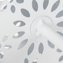 Produkt Solarna lampka stołowa z motywem kwiatów 28 cm, biała