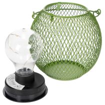 Produkt Okrągła lampa solarna LED, idealna do ogrodu lub na patio, nastrojowe oświetlenie, 12 cm