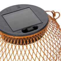 Produkt Latarnia solarna LED do nastrojowego oświetlenia ogrodu w atrakcyjnej metalowej obudowie, 12 cm